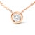 Embrace simplicity with a touch of timeless elegance with this exquisite pendant necklace, masterfully wrought from 10K...