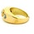 Metal Vintage 1970s 18k Gold Diamond Gypsy Ring, 1.75 Carats Total, Size 5.75 For Sale - Image 7 of 16