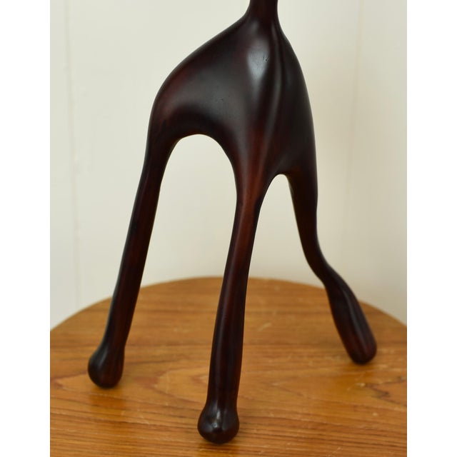 Contemporary Freeform Modernist Carved Wood Table Top Sculpture Biomorphic For Sale - Image 3 of 10