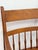 Vintage Maple Spindle Two-Seat Bench Double Crest Turned Legs Farmhouse For Sale - Image 15 of 18