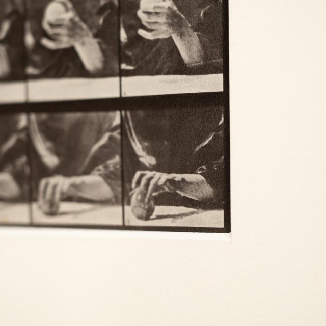 Black Eadweard Muybridge, Black and White Hand with Ball Movement, 1982, Photograph, Framed For Sale - Image 8 of 14