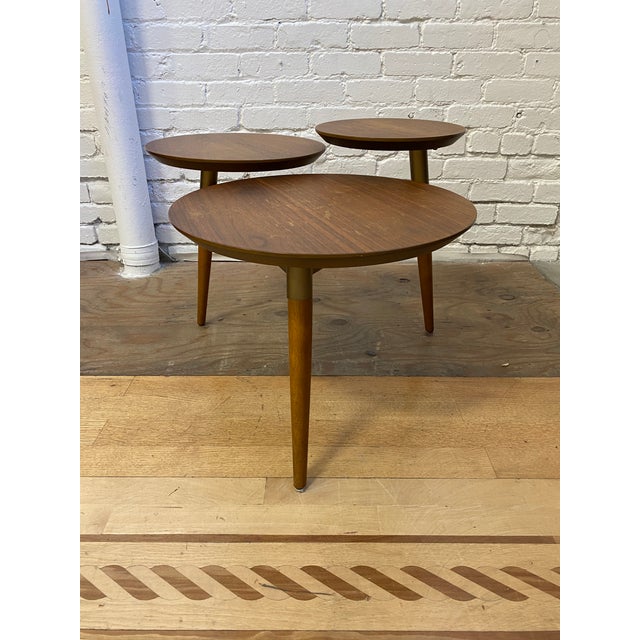 West Elm Clover Coffee Table Walnut + Antique Brass Chairish