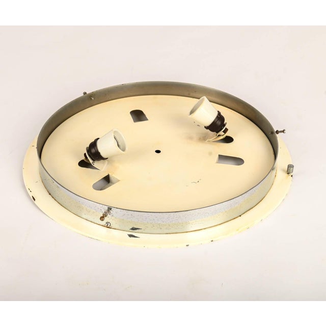 1930s Large Bauhaus Opaline Glass Wall Lamps from Zukov, 1940s, Set of 4 For Sale - Image 5 of 6
