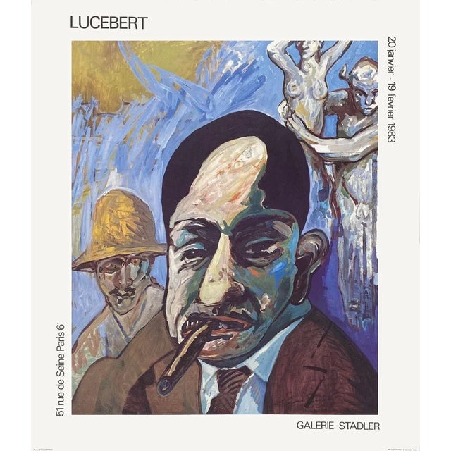 1983 Lucebert Galerie Stadler Poster For Sale