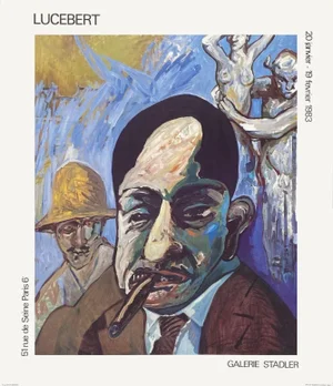 1983 Lucebert Galerie Stadler Poster