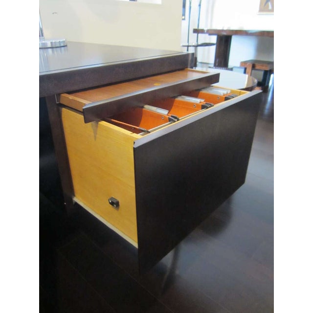 1970s 1970's Mid-Century Modern Mahogany Knoll Executive Desk For Sale - Image 5 of 7