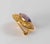 19th Century American Victorian 14k Gold Pin With Amethyst Stone For Sale In New York - Image 6 of 9
