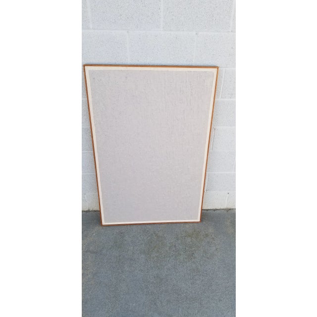 Modern Abstract Painting on Canvas, Framed For Sale In Los Angeles - Image 6 of 11