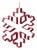 Snowflake Cookie Cutter Ornament (Set of 4) For Sale