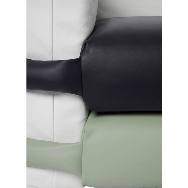 Two-Seater Pillow Sofa in Leather by Muller Van Severen for BD Barcelona For Sale - Image 6 of 15