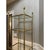 Chinoiserie Metal & Glass Etagere Display Shelf For Sale - Image 4 of 11