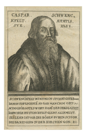 After Frantz Friderich, Caspar Schwenckfeld Portrait, 1500s, Engraving
