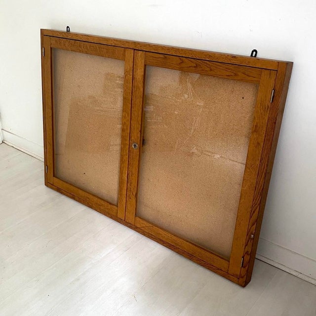 Mid-Century Modern Vintage Bulletin Board, 1950s For Sale - Image 3 of 7