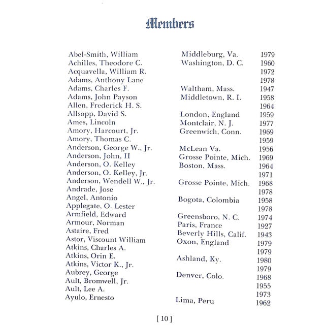 "Club House of the Brook 1981 Members' Annual" For Sale In New York - Image 6 of 7