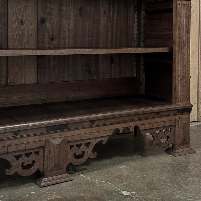 19th Century Dutch Renaissance Open Bookcase For Sale - Image 11 of 18
