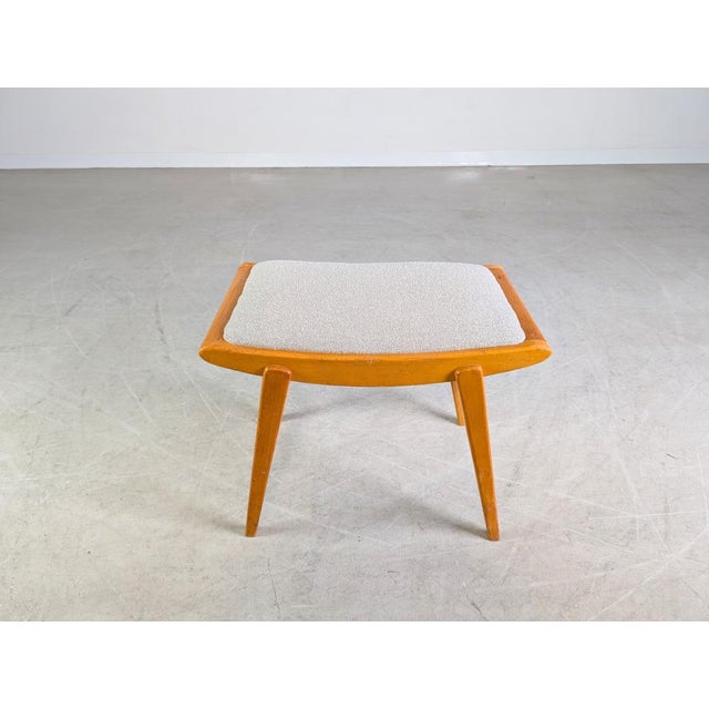 Beautiful little footstool from the German quality manufacturer Casala, dating from the 1960s, for sale. The stool is made...