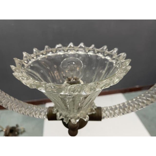 Murano Glass Pendant from Barovier, 1940s For Sale - Image 3 of 14