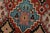 2000 - 2009 Heriz Rug 5’10” X 9’1” Red Wool Vintage Tribal Hand-Knotted Oriental Carpet For Sale - Image 5 of 15