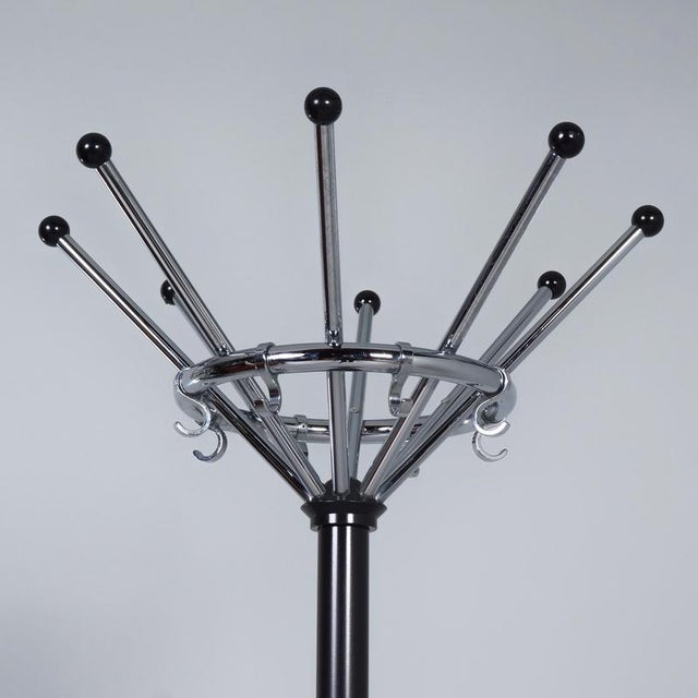 Early 21st Century Model 1016 Coat Rack in Chrome and Black Steel by W.H. Gispen for Dutch Originals, 2010s For Sale - Image 5 of 9