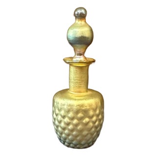 1980s Lundberg art glass perfume bottle For Sale