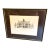 1980s Eaton Hall, Cheshire - Architectural Print in Gilt & Black Frame For Sale
