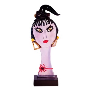 2016 “Rioko” Contemporary Murano Glass Handblown Sculpture by Maria Grazia Facciolà