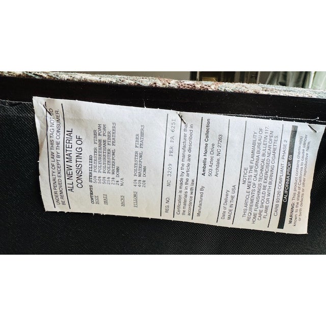 Ambella Slipper Lounge Chair and Ottoman For Sale - Image 4 of 7