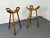 Black Vintage Brutalist Marbella Bar Stools by Sergio Rodrigues, 1970s, Set of 2 For Sale - Image 8 of 8