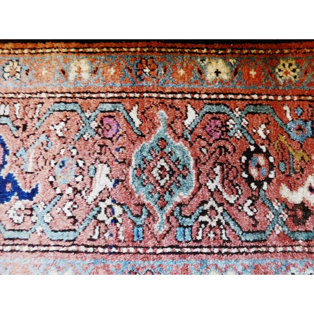 Early 20th Century Antique Hand-Knotted Persian Gallery Rug - 5′3″ × 11′7″ For Sale In Los Angeles - Image 6 of 13