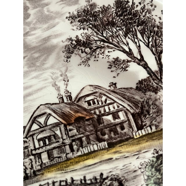 Early 20th Century Yorkshire Ironstone Plates - a Pair For Sale In New York - Image 6 of 10