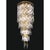 Contemporary Collection Medea Chandelier in Metal and Crystal by Jago For Sale - Image 3 of 10