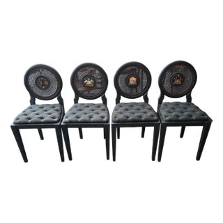 Freemason Chairs, 1800s, Set of 4 For Sale