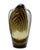 Vintage Marrakech Amber Crystal Vase by Marie-Claude Lalique for Lalique, 1970s For Sale - Image 4 of 8