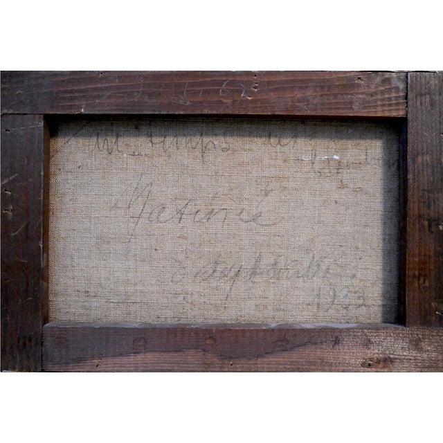 French Country French School Masters Landscape Oil Painting, Signed, 1933 For Sale - Image 3 of 5