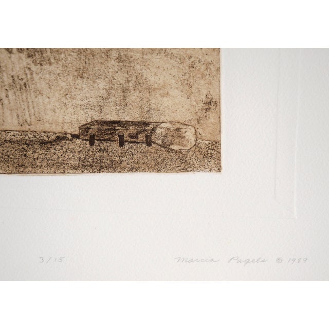 1980s "Pueblo Portals" - Intaglio Print, #3/15 by Marcia Pagels For Sale - Image 5 of 7