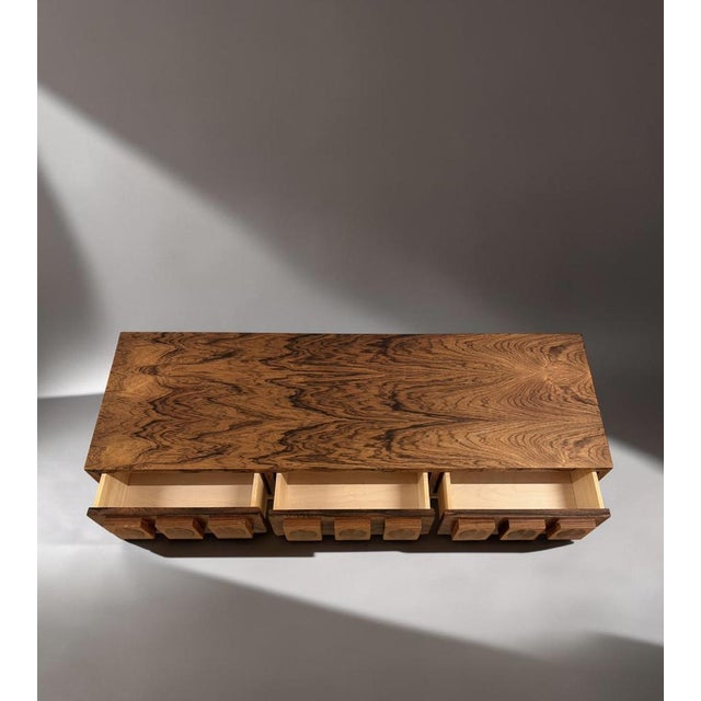 Rosewood Low Chest from Nilsson & Wrangel, Denmark, 1960s For Sale - Image 9 of 10