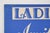 Vintage Ladies Invited Cardboard Retail Wall Sign For Sale - Image 4 of 10