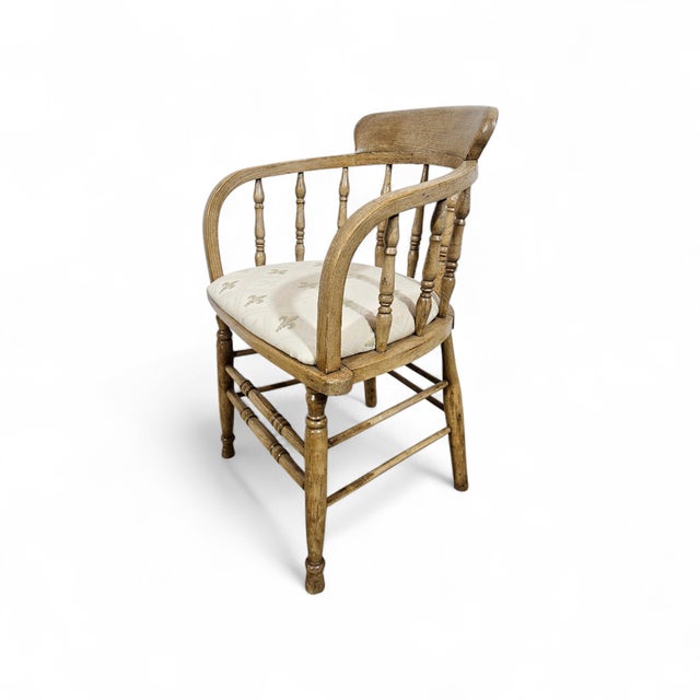 Antique Rustic Captain's Chair, 19th Century For Sale - Image 11 of 11