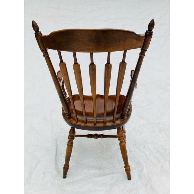 Vintage Nichols & Stone Rock Maple Arm Chair / Dining Chair Chairish