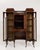 Traditional 19th Century France Edwardian Brown Wood Display Cabinet For Sale - Image 3 of 11