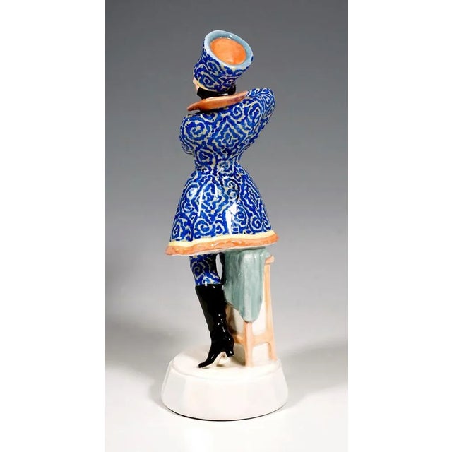 Figurine Lady Dancer in Costume by Josef Lorenzl for Goldscheider, 1925 For Sale - Image 4 of 8
