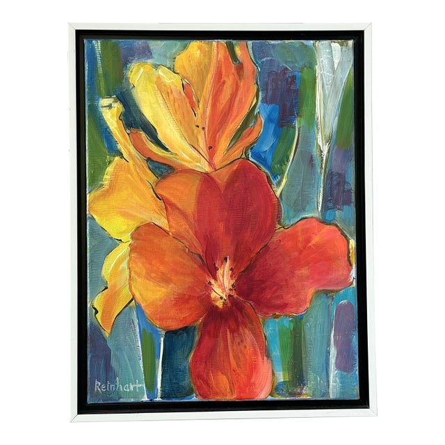 Signed Original Painting by Karen Reinhart (American, 1938-2023) For Sale