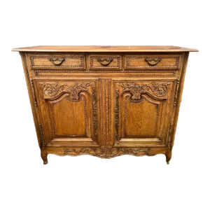 Early 20th Century Antique Vintage Louis XV Style Oak Normandy Server
