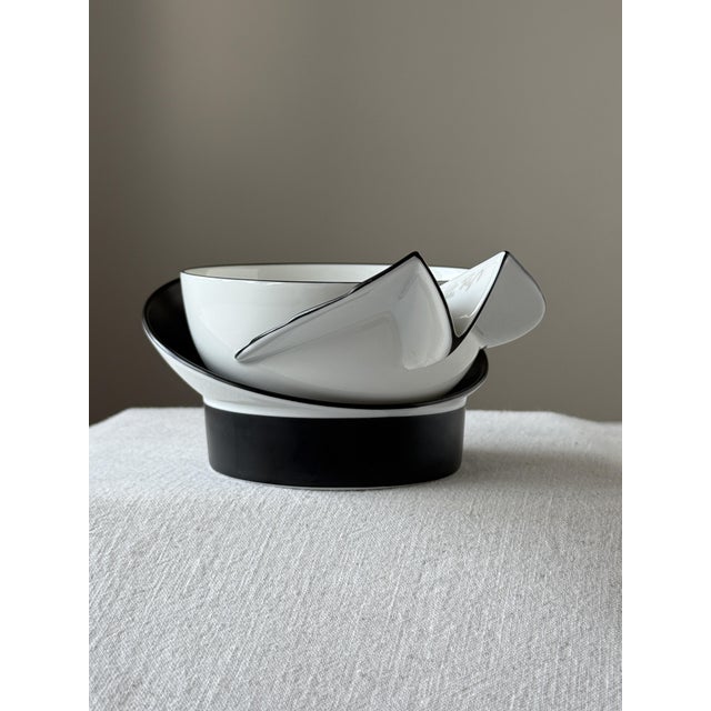 Mid-Century Modern Cup and Saucer by Uta Feyl for Rosenthal, 1970s, Set of 2 For Sale - Image 3 of 14