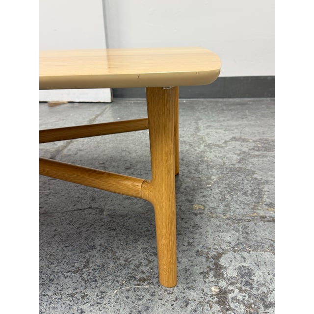 Wood Article Brezza Light Oak Coffee Table For Sale - Image 7 of 12