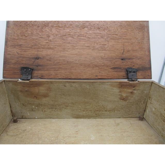 Brown 18th Century Dutch Bible Box For Sale - Image 8 of 12