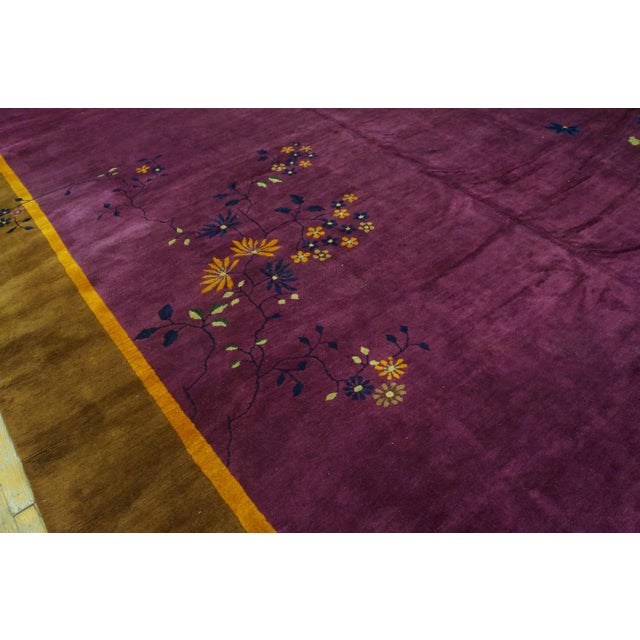 1920s Chinese Art Deco Carpet ( 11' x 16'6" - 335 x 503 ) For Sale - Image 12 of 12