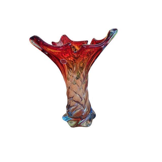 Murano Glass Vase, 1960s For Sale - Image 6 of 6