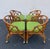 Henry Link Bamboo & Rattan Chippendale Style Accent Chairs -Set of 4 For Sale - Image 11 of 11