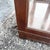 Vintage Campaign-Style Wood and Brass Lighted Curio Display Cabinet For Sale - Image 10 of 10